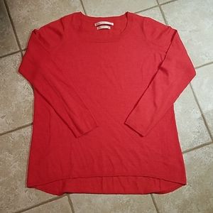 Max Studio XL Heathered Orange Sweater